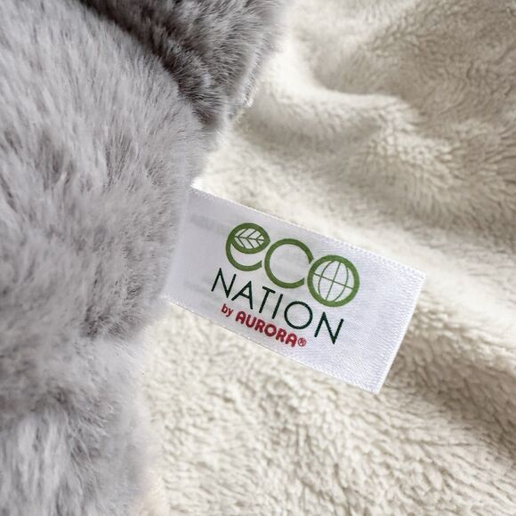 Aurora Eco Nation Gray Squirrel 9" Plush Stuffed Animal Toy Realistic - Picture 4 of 5